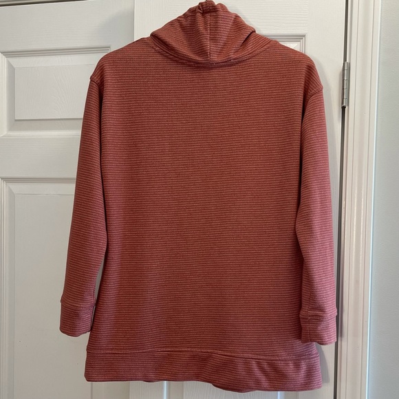 Christopher & Banks Terry Cowl Neck Tunic size L - Picture 2 of 9